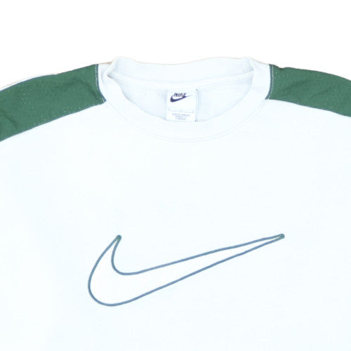 Nike Men's White Long Sleeve Pullover Sweatshirt Size L