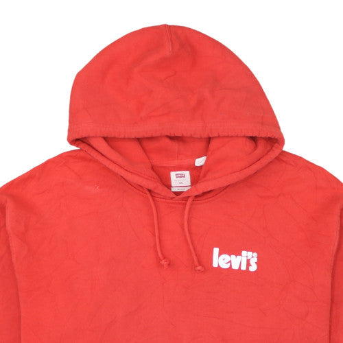 Levi's Men's Red Relaxed Fit Pullover Hoodie XXL
