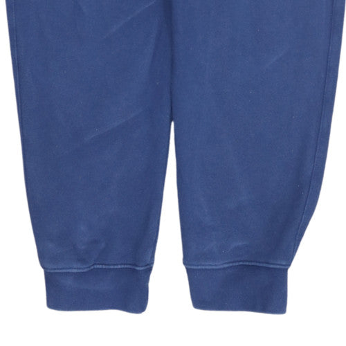 Nike Men's Blue Fleece Sweatpants M Regular Fit Elastic Waist