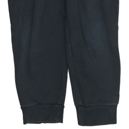 Puma Men’s Black Jogger Sweatpants M Regular Fit Tapered Cotton Blend