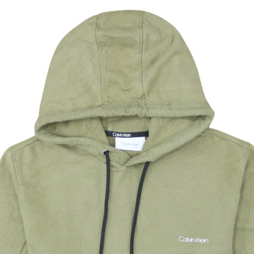Calvin Klein Men's Green Pullover Hoodie Size M Regular Fit
