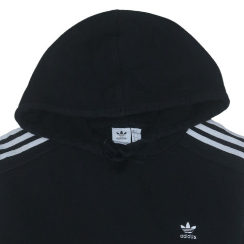 Adidas Women Black Size 16 Pullover Hoodie Sweatshirt