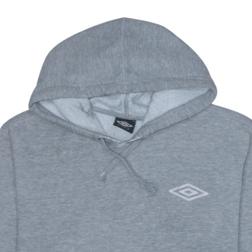 Umbro Men's Grey 2XL Pullover Hoodie Fleece Sweatshirt