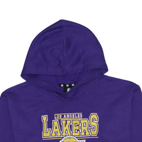 NBA Los Angeles Lakers Boys Purple Pullover Hoodie - Size 14 Years