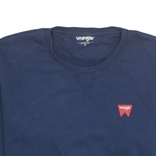 Wrangler Men's Blue XL Crew Neck Pullover Sweatshirt