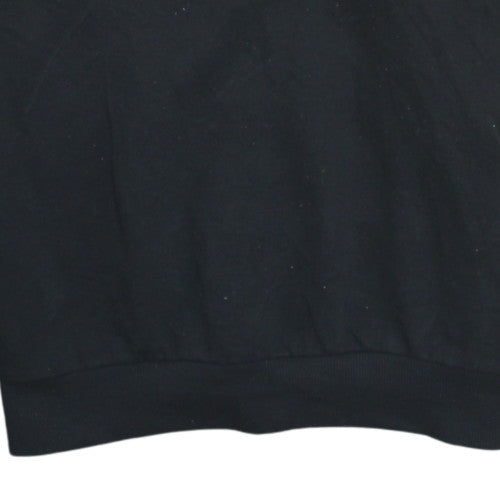 Fila Men's Black Pullover Hoodie Small Graphic Sportswear