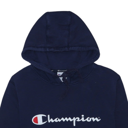 Champion Men's Blue Small Pullover Hoodie Sweatshirt