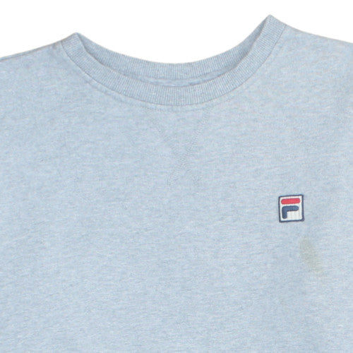 Fila Womens Grey XL Crew Neck Pullover Sweatshirt Classic Logo