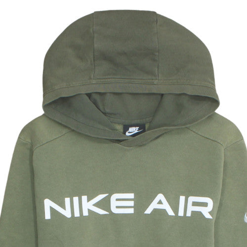 Nike Men's Green Pullover Hoodie Air Logo Size S