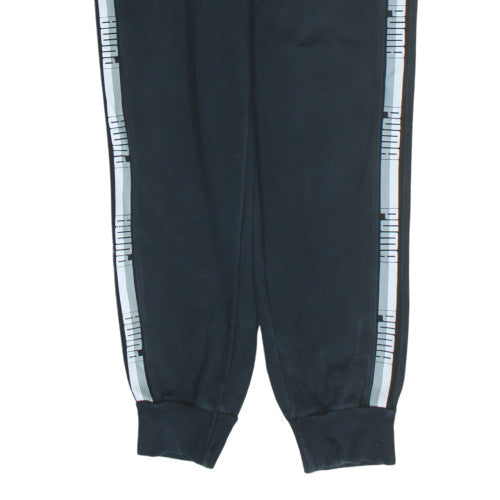 Puma Men Black L Jogger Activewear Tapered Sweatpants