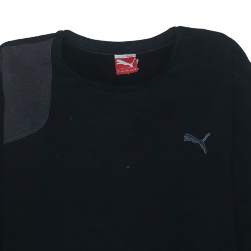 Puma Men's Black M Pullover Crew Neck Sweatshirt