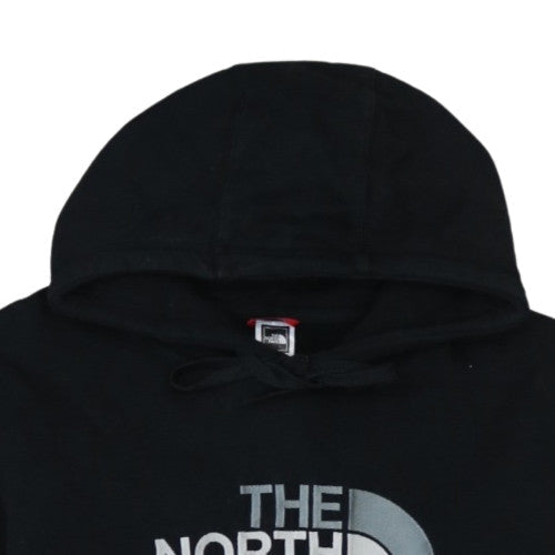 The North Face Mens Black Pullover Hoodie L Logo Outdoor Fleece