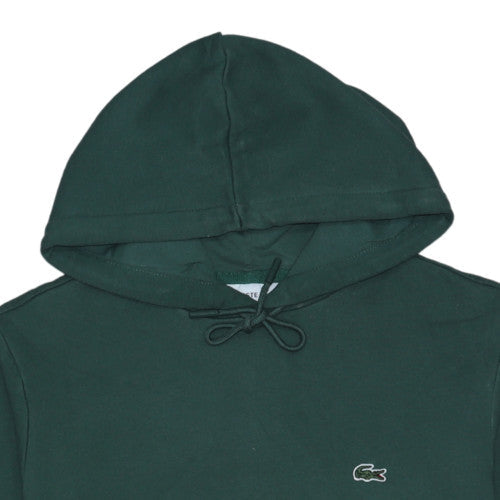 Lacoste Men's Green Classic Fit Pullover Hoodie Size S