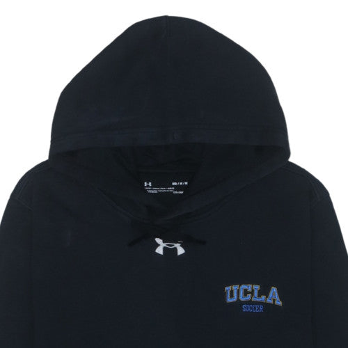 Under Armour Men’s Black UCLA Soccer Pullover Hoodie M ColdGear