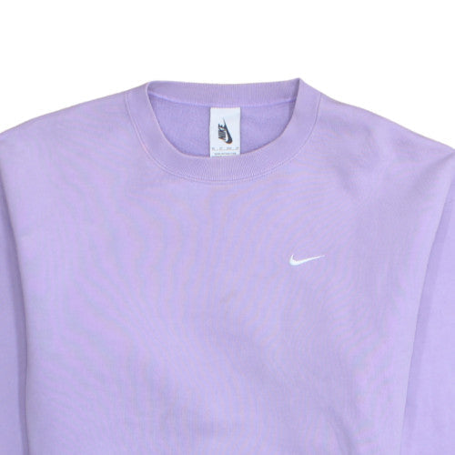 Nike Womens Lilac Crew Neck Sweatshirt XS Cotton Blend Casual