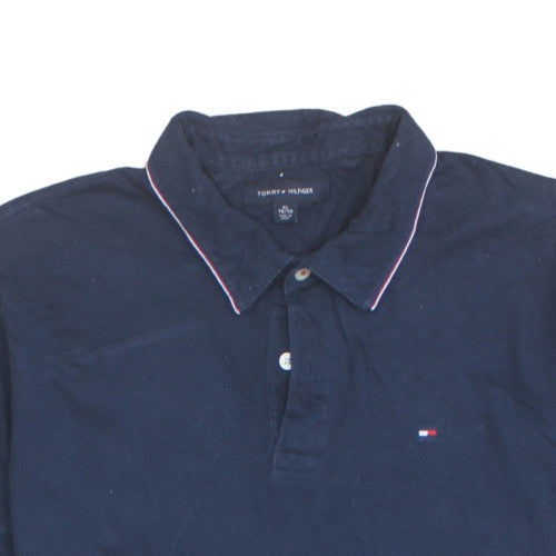 Tommy Hilfiger Men's Navy Blue XL Classic Short Sleeve Polo Shirt