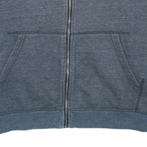 Quiksilver Mens Grey Full Zip Hoodie Size 2XL Regular Fit