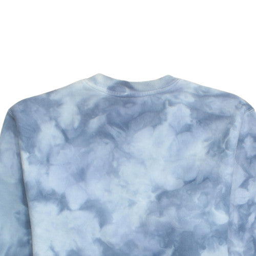 Champion Men’s Blue Tie Dye Reverse Weave Sweatshirt M Crew Neck