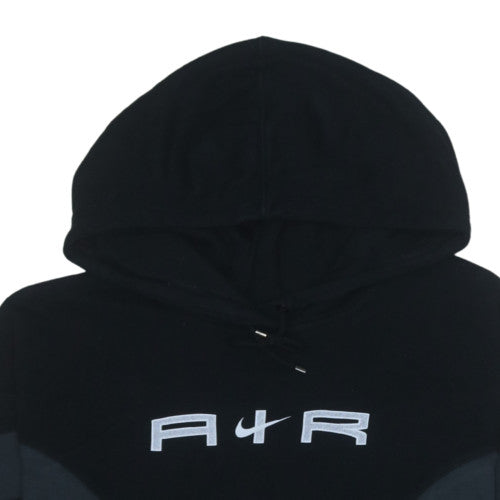 Nike Air Black Hoodie Women L Pullover Hooded Sweatshirt