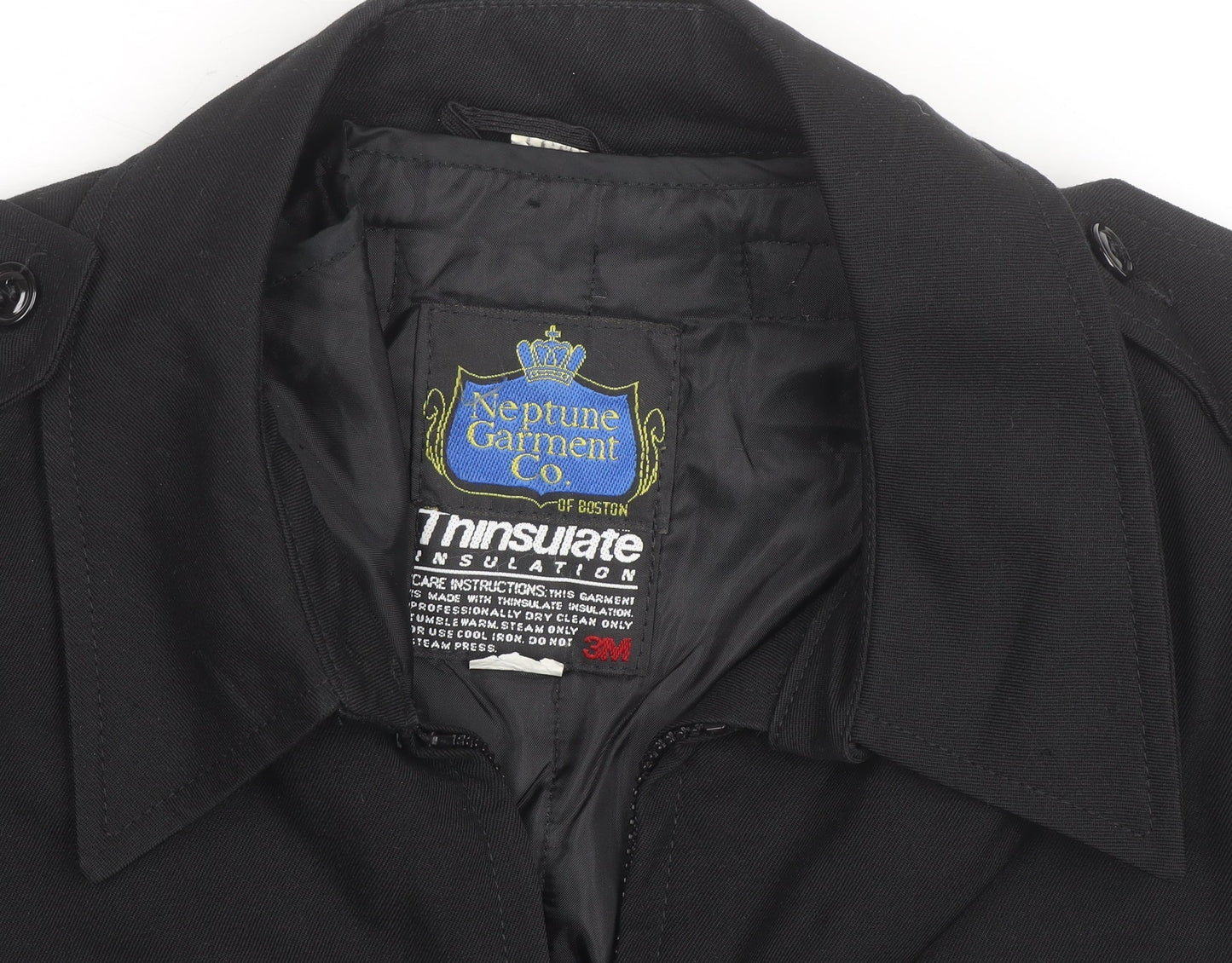 Neptune Garment Co. Men's Black 42 Bomber Jacket Thinsulate Lined