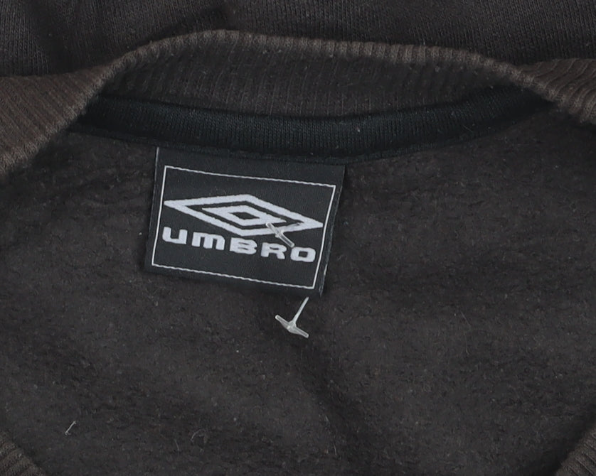 Umbro Men's Black XL Pullover Crew Neck Fleece Sweatshirt