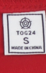 TOG24 Men's Red Long Sleeve Athletic T-Shirt Size S