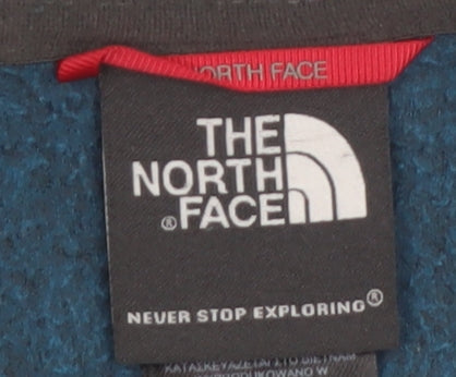 The North Face Men's Blue XL 1/4 Zip Fleece Pullover Sweatshirt