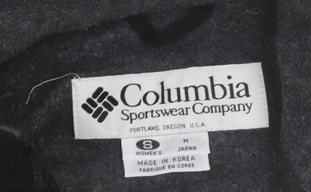 Columbia Women's Black Soft Shell Fleece Lined Jacket Size S