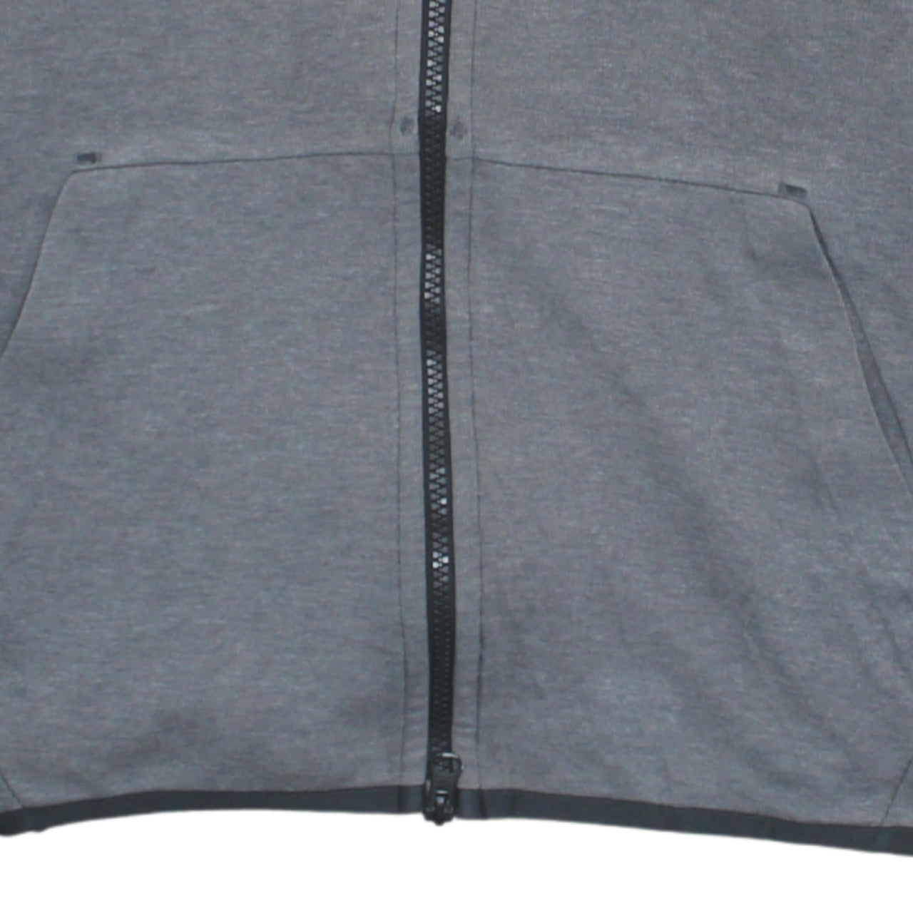 Nike Men’s Grey Full Zip Hoodie M Regular Fit Sportswear