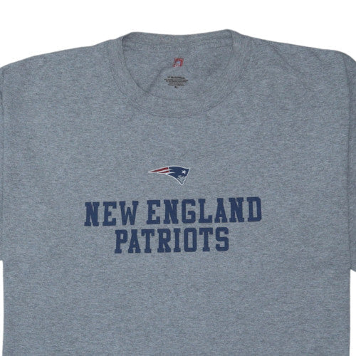 VF Imagewear Men’s Grey New England Patriots Cotton Blend T-Shirt XL
