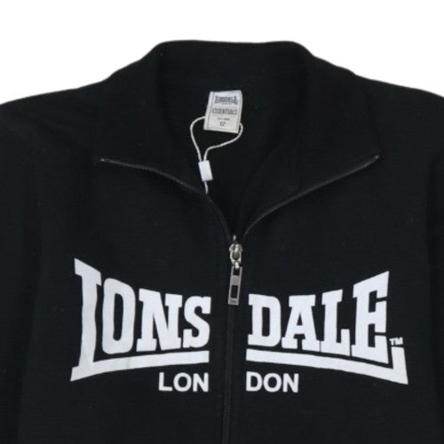 Lonsdale Womens Black Size 12 Track Jacket Full Zip Sportswear