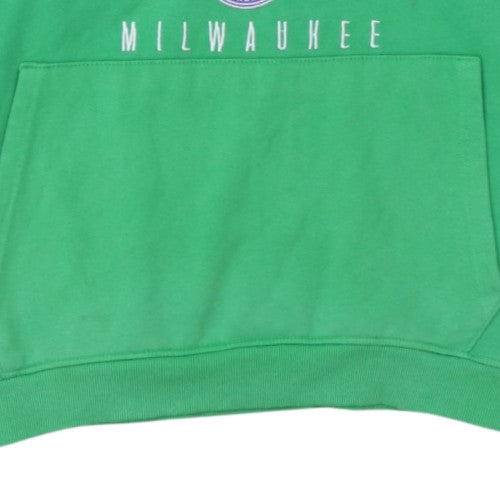 NBA Milwaukee Bucks Green Hoodie Women's Small Cotton On Pullover