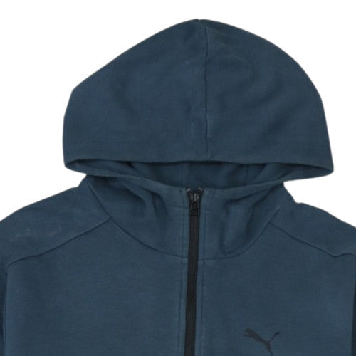 Puma Men's Blue 1/2 Zip Hoodie Regular Fit Size M