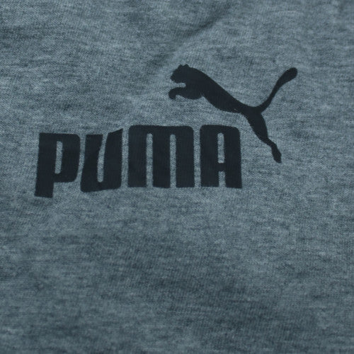Puma Men's Grey Crew Neck Short Sleeve Athletic T-Shirt L