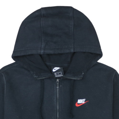 Nike Men's Black Full Zip Hoodie Size M Regular Fit Fleece