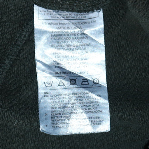 Adidas Mens Black Jogger Sweatpants L Cotton Blend Casual