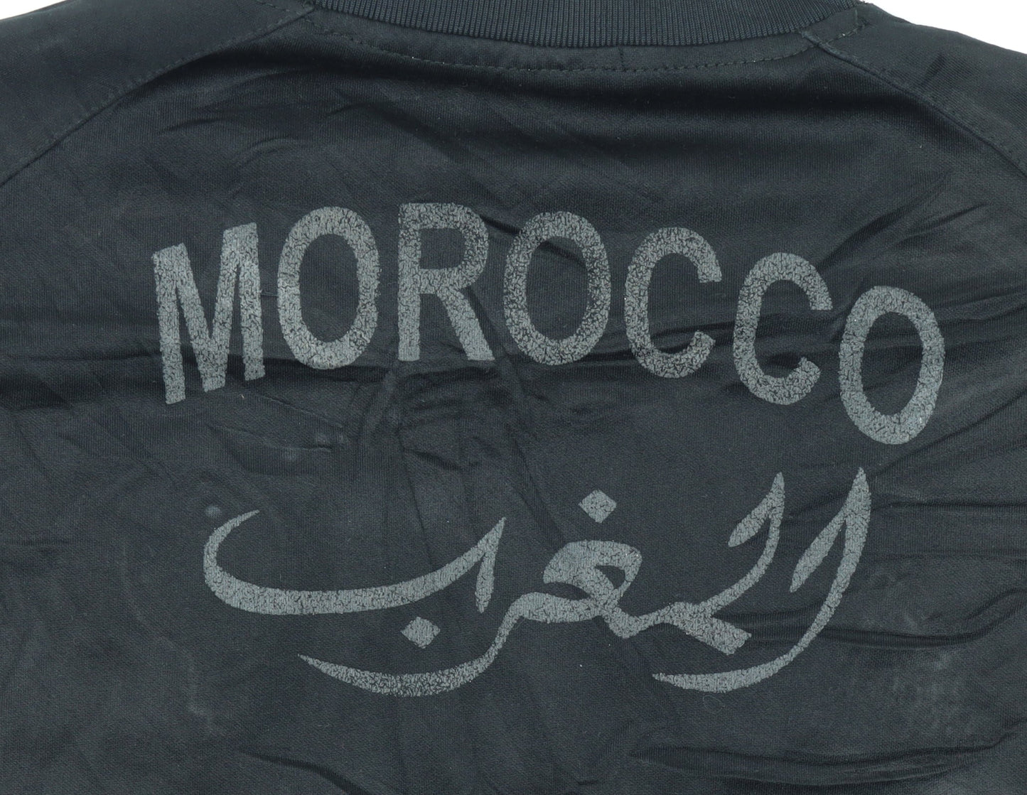 adidas Men's Black Morocco Football Sweatshirt L Crew Neck