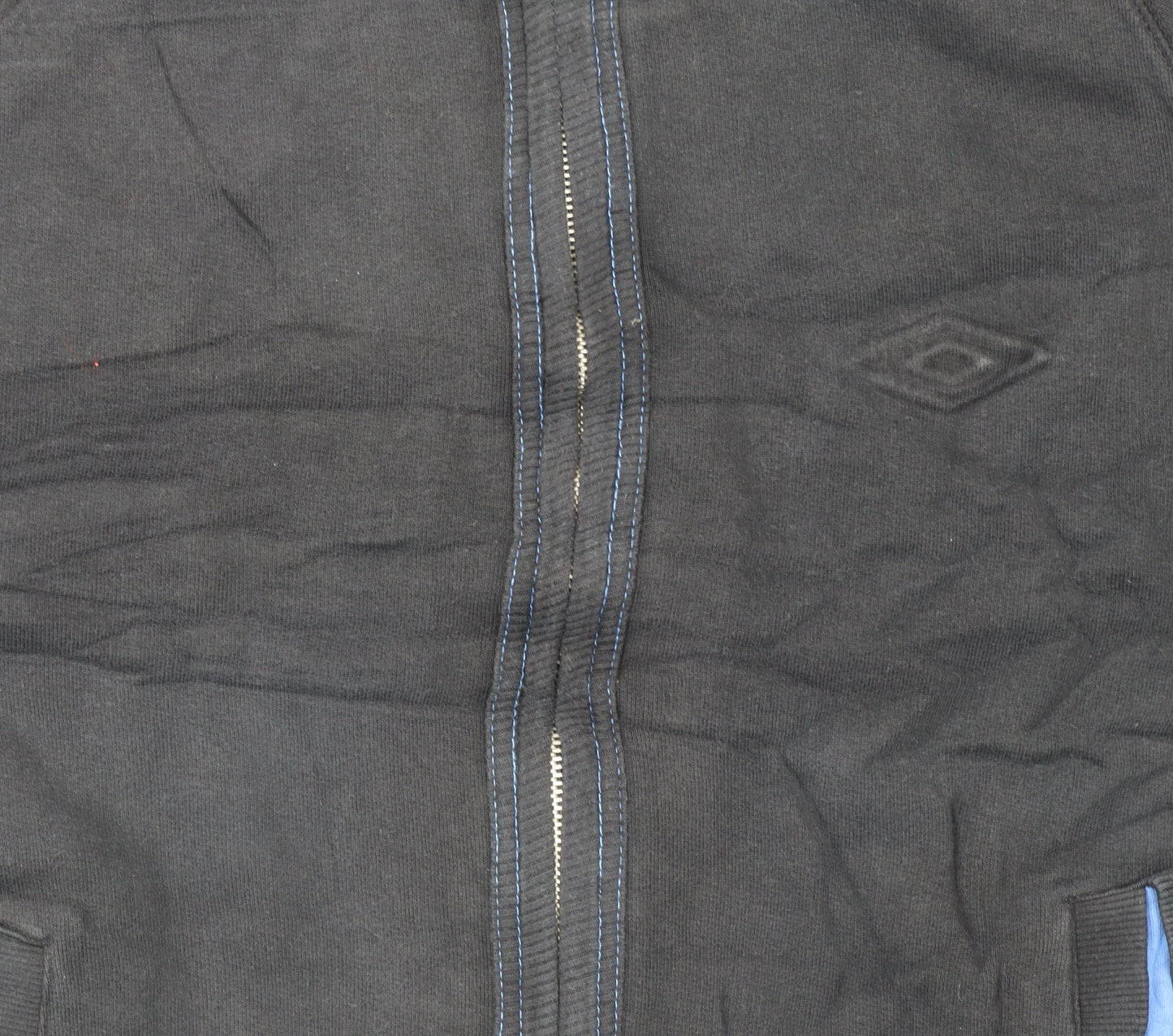 Umbro Men's Black Small Track Jacket Full Zip Sportswear