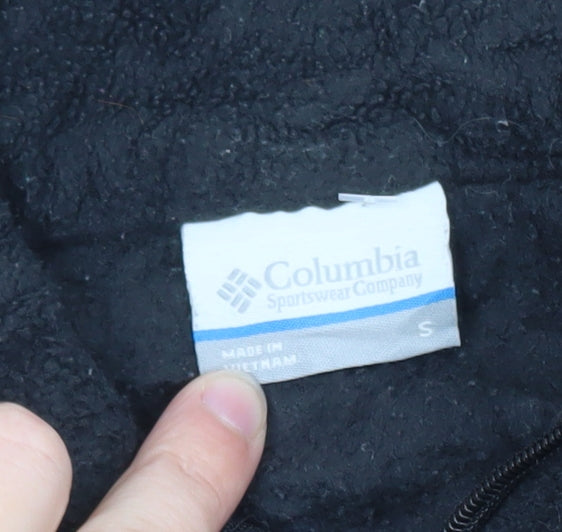Columbia Men's Black Fleece Full Zip Outdoor Jacket Size S