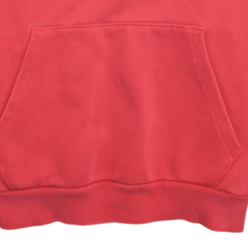 Puma Men's Red Pullover Hoodie Small Fleece Logo Sweatshirt
