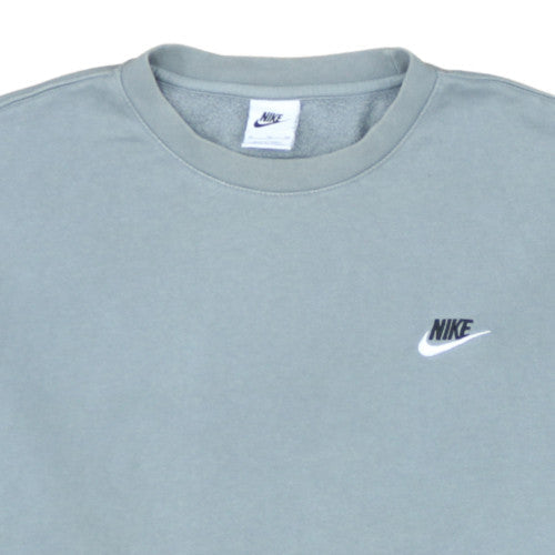 Nike Men's Grey XL Crew Neck Fleece Pullover Sweatshirt