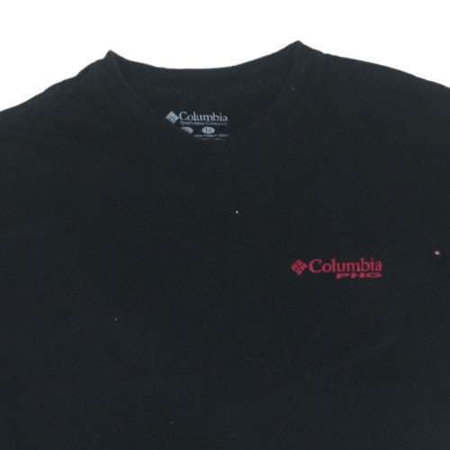 Columbia PHG Men's Black XL Graphic Cotton T-Shirt