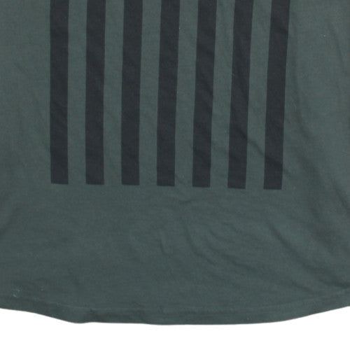 Under Armour Men's Green Flag Graphic T-Shirt XXL Loose Fit