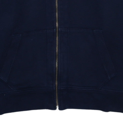 Ralph Lauren Teens Navy Blue Full Zip Hoodie Size 7 Cotton Blend