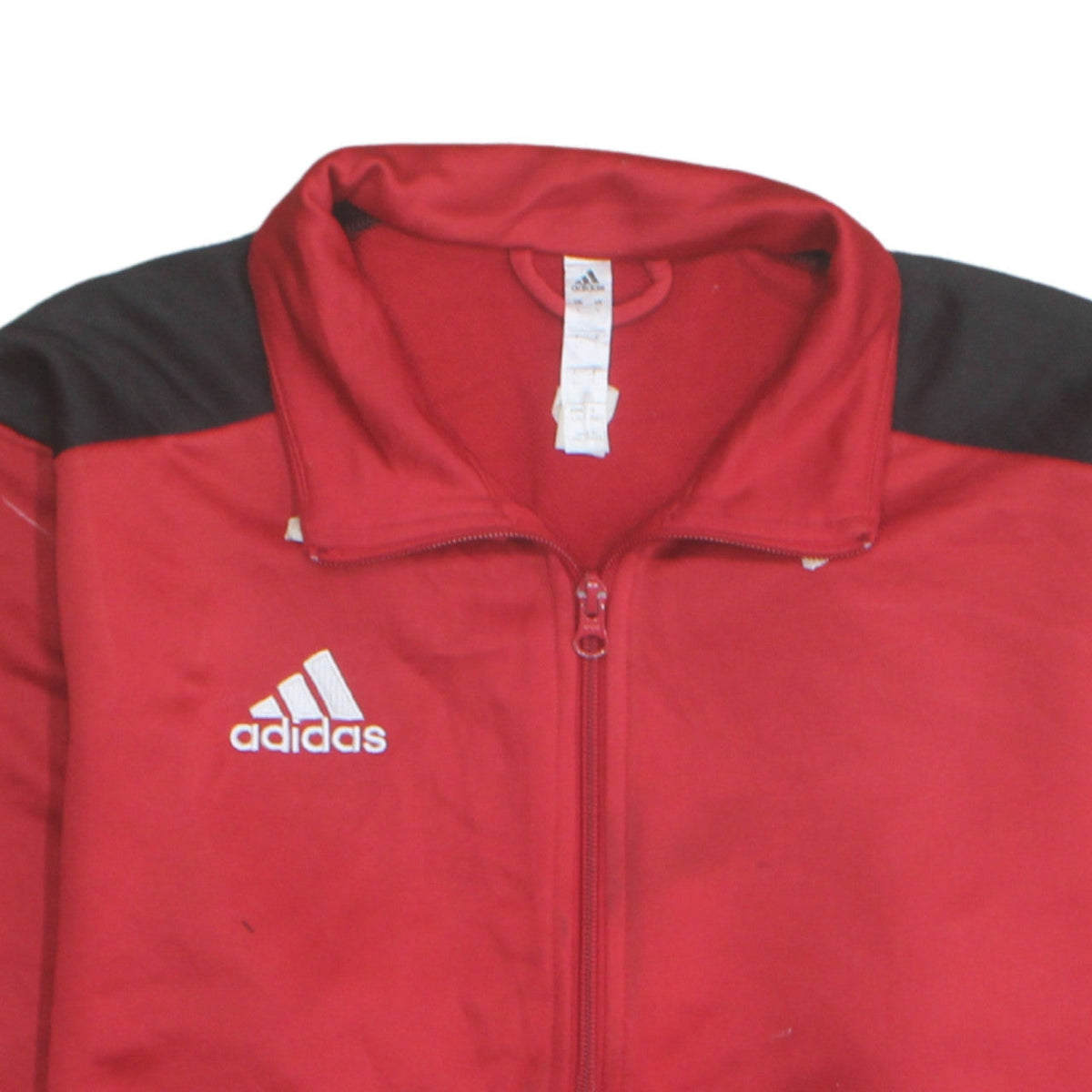 Adidas Men's Red Full Zip Sports Sweatshirt Size L