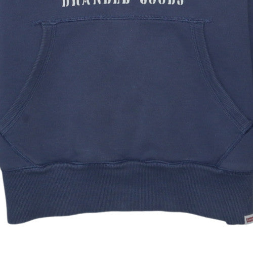 Levi's Men's Blue Pullover Logo Hoodie Size S Classic Fit