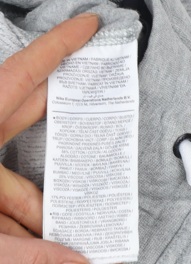Nike Air Womens Grey Small Jogger Sweatpants Cotton Blend