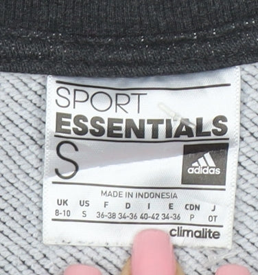 Adidas Womens Black Climalite Pullover Sweatshirt Size S