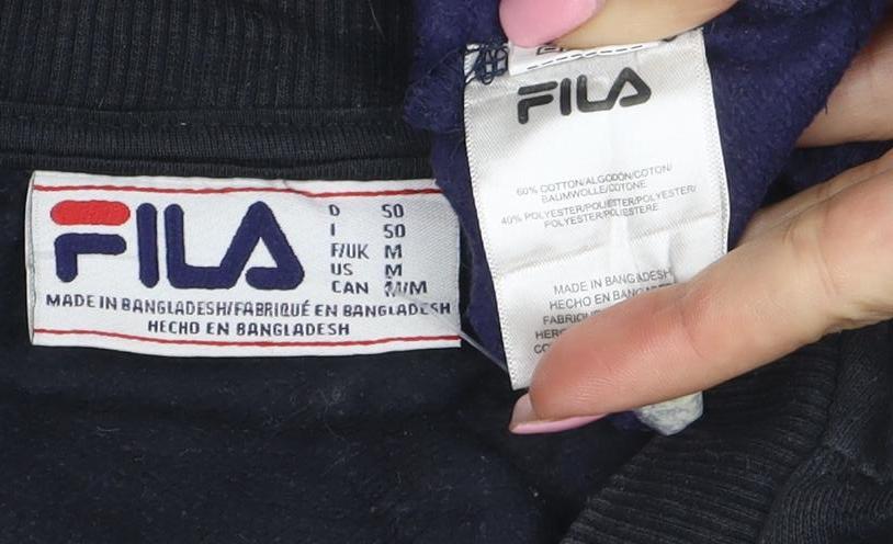 Fila Mens Multicoloured Logo Pullover Sweatshirt Size M