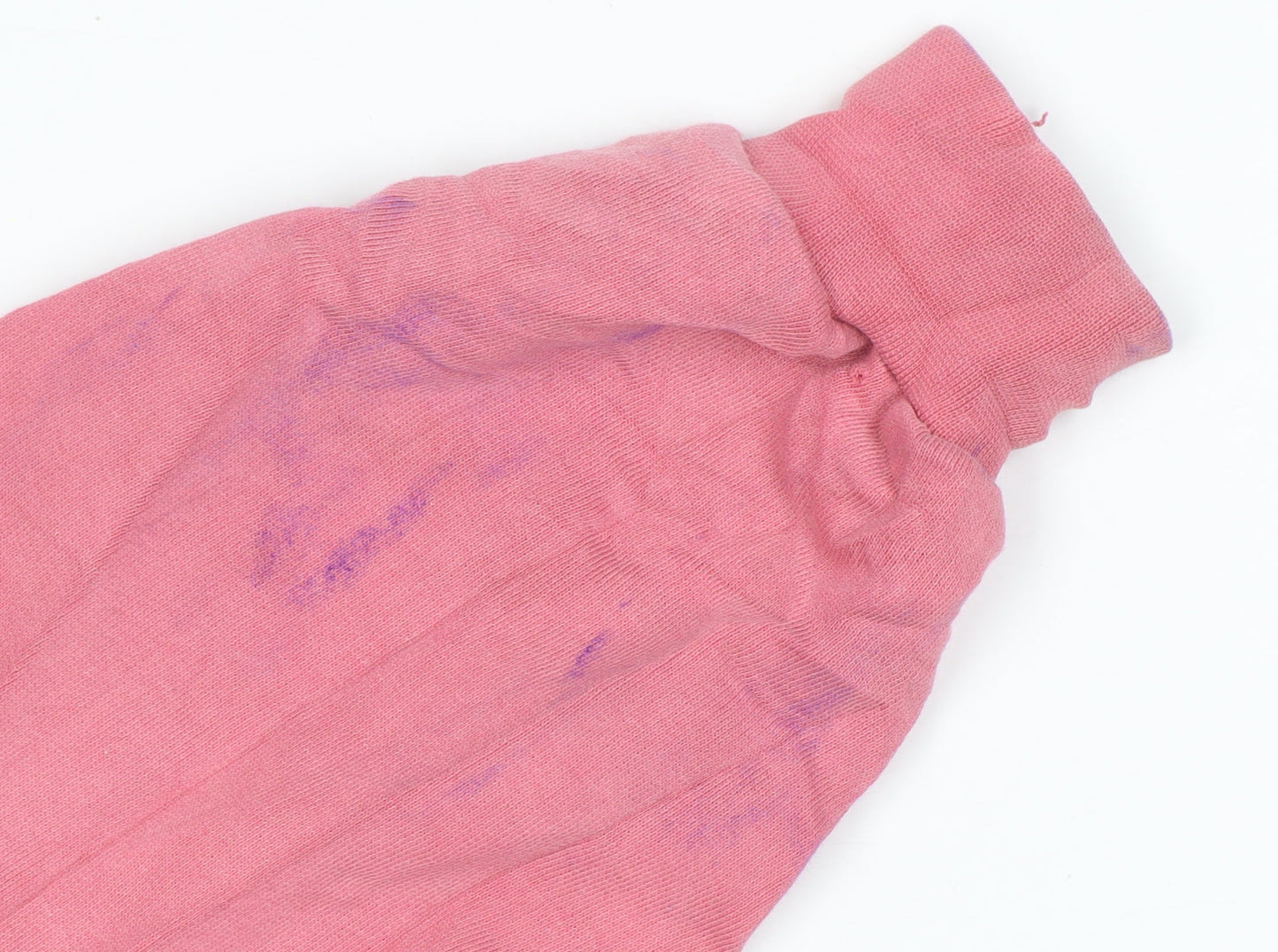 Tommy Jeans Women Pink L Pullover Sweatshirt Cotton Relaxed Fit